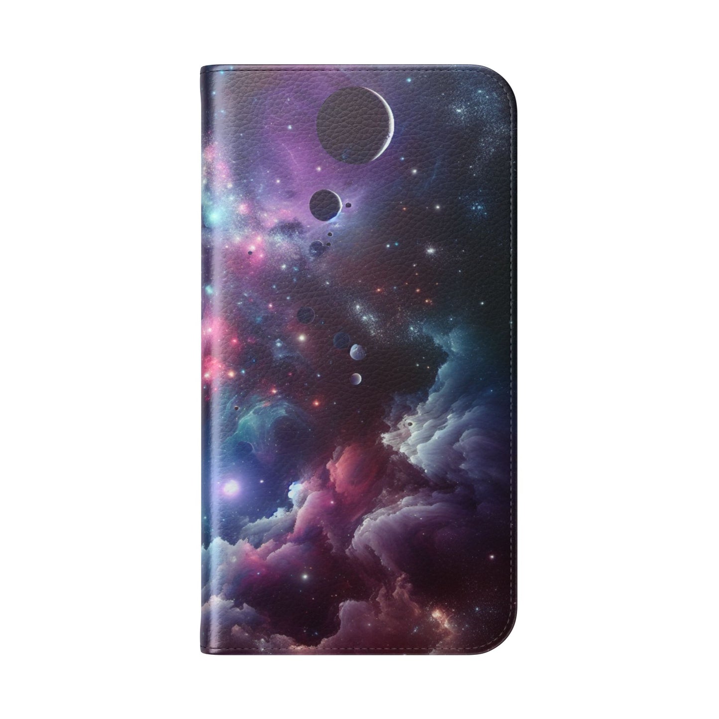 Funda con tapa abstracta de inspiración galáctica para celulares: protección elegante y con estilo
