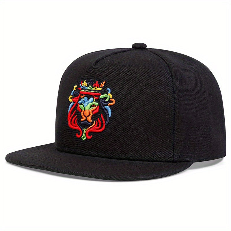 Mens Lion Crown Hip Hop Hat