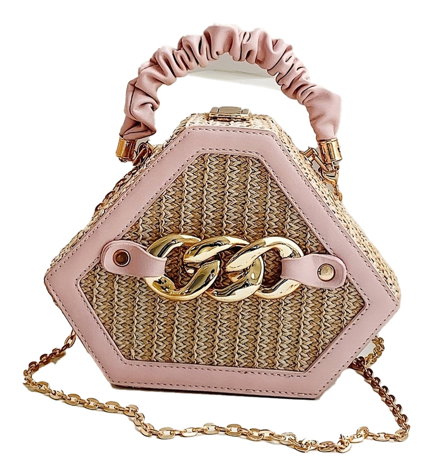 Stylish Niche Shaped Satchel Bag with Accessories