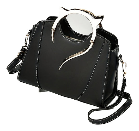 Cat Ear Handle Tote Bag Chic Satchel