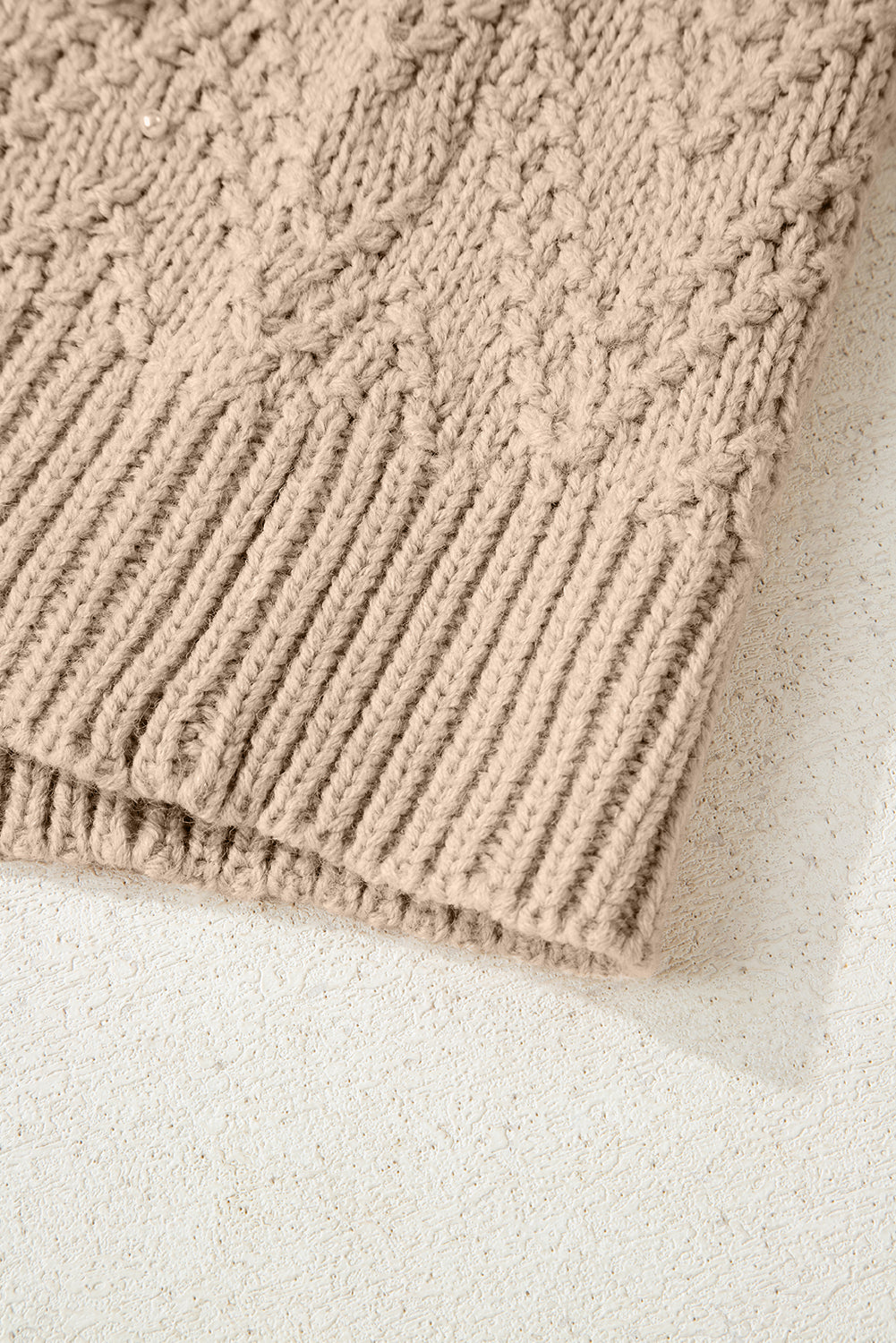 Pearl Embellished Cardigan For Stylish Comfort