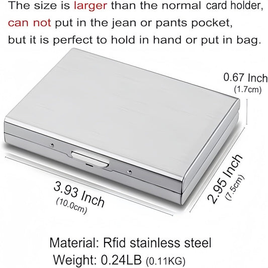 RFID Blocking Credit Card Holder Stylish & Secure