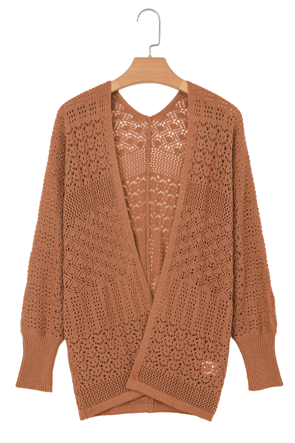 Open Front Knit Cardigan For Effortless Style