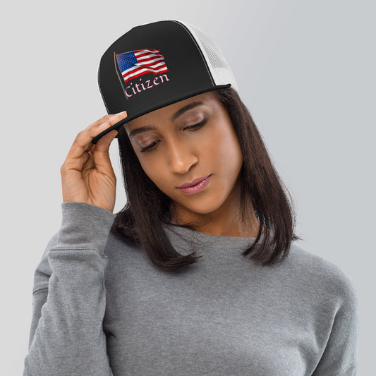 Trucker Cap Flag Women'S Hat Pink