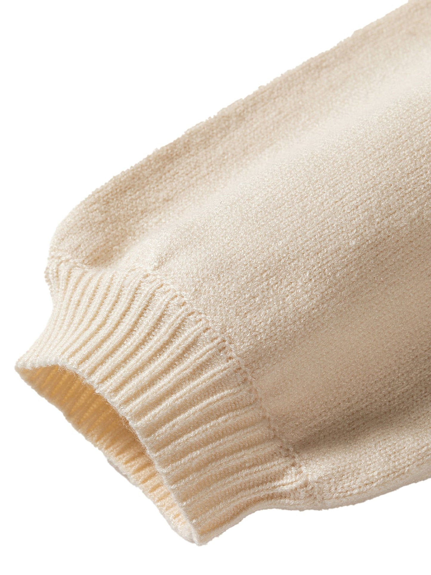 Apricot Button Sweater Cardigan For Women