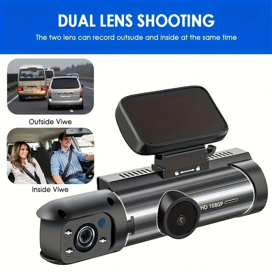 Dual Dash Cam With Night Vision Features