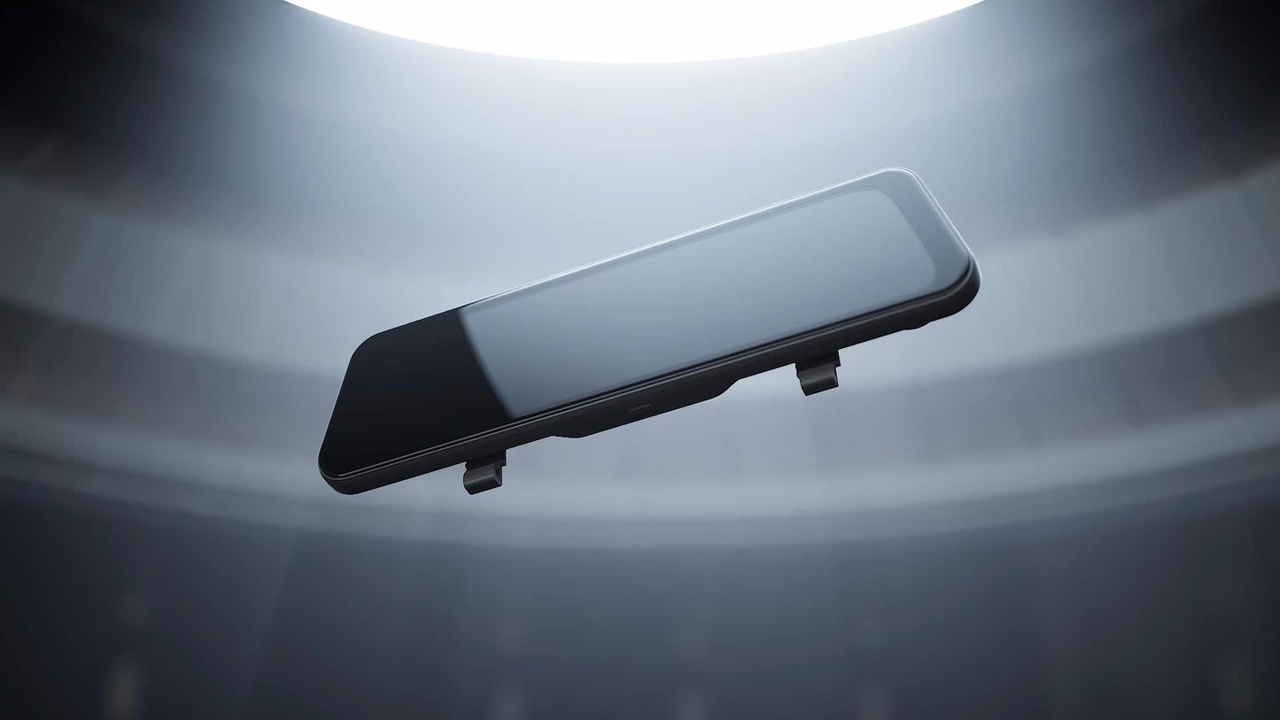 10 Inch Dash Cam Mirror With Rear Camera