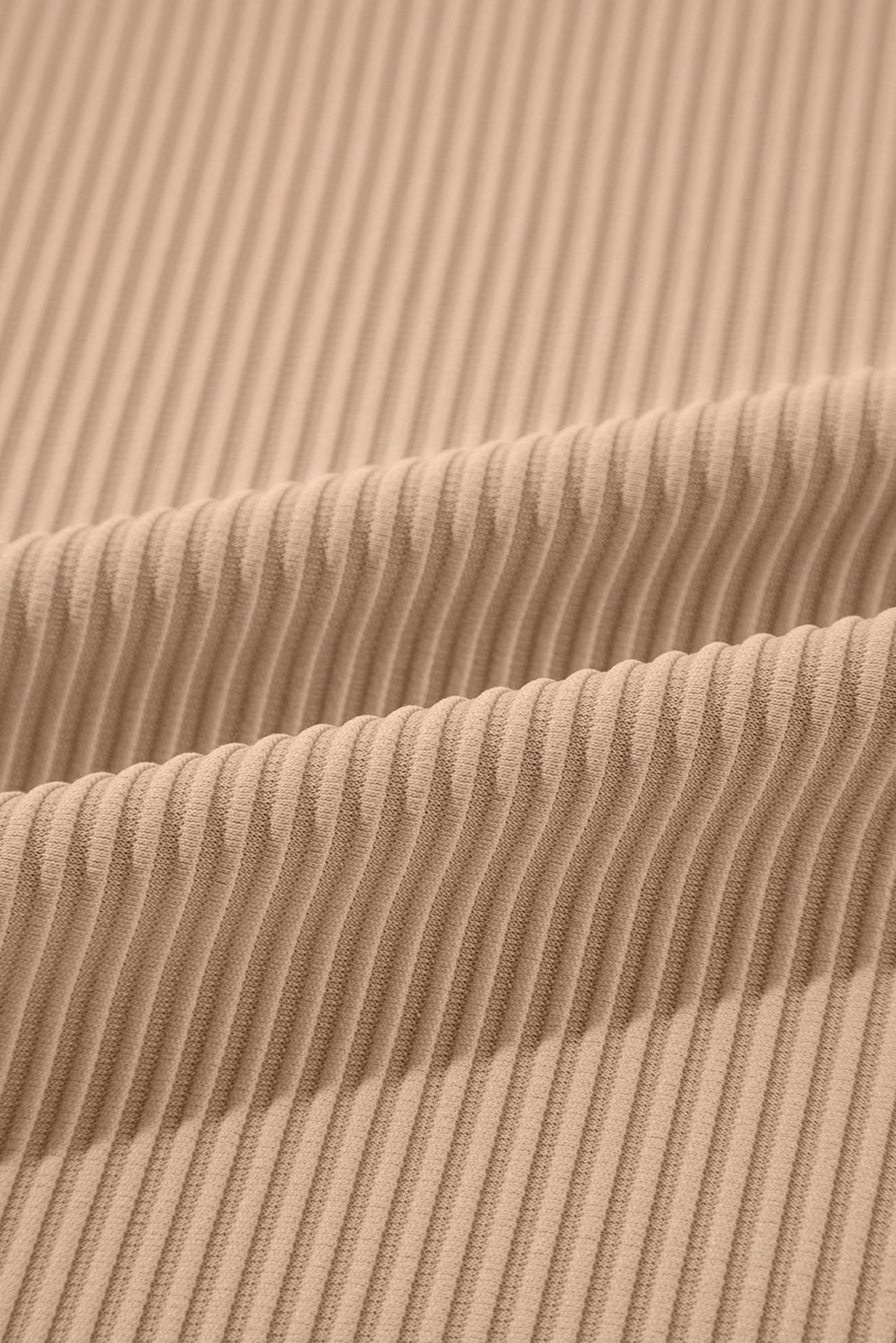 Ribbed Knit Open Front Duster Cardigan