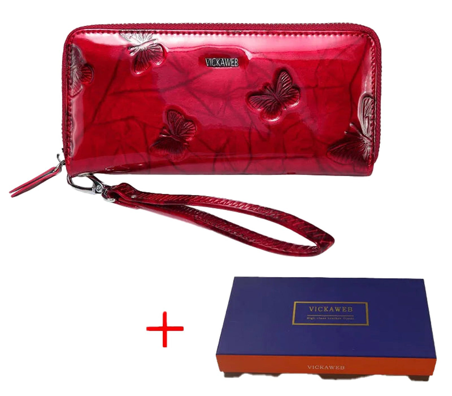 Womens Animal Print Leather Wallet