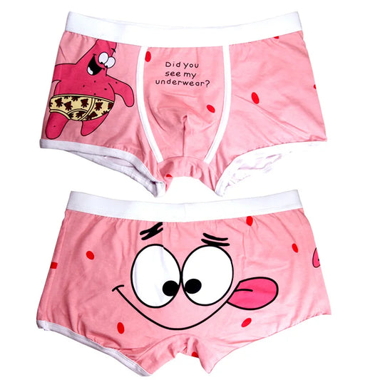 Cute Couples Underwear Set with Fun Design
