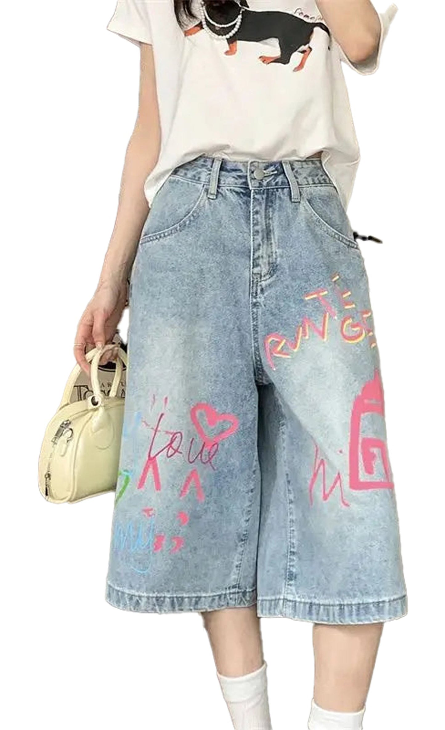 Womens Retro Hip Hop Jeans 2025