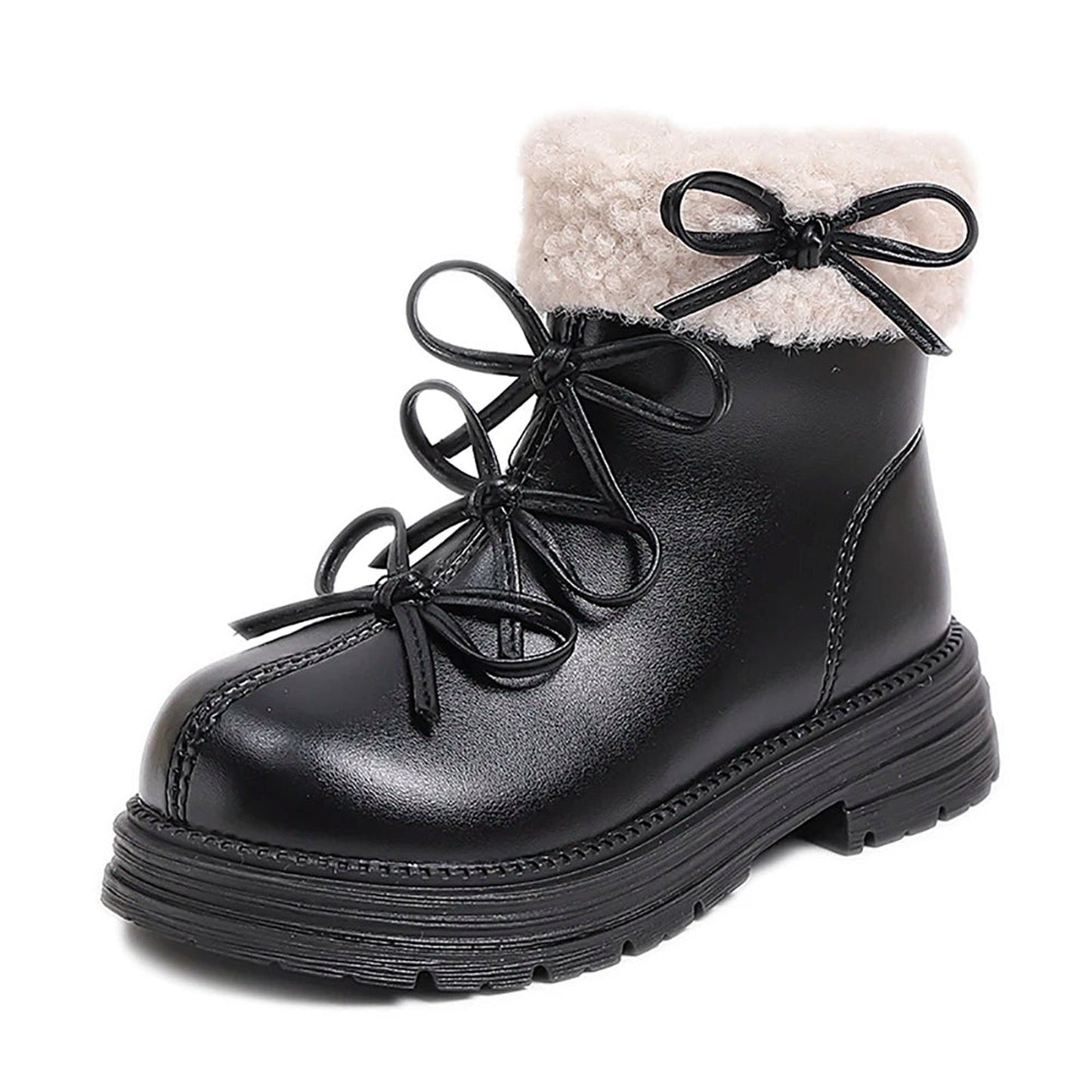 Girls Faux Fur Winter Boots