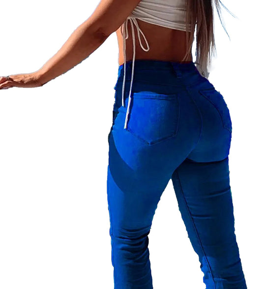 High Waist Skinny Jeans For Women