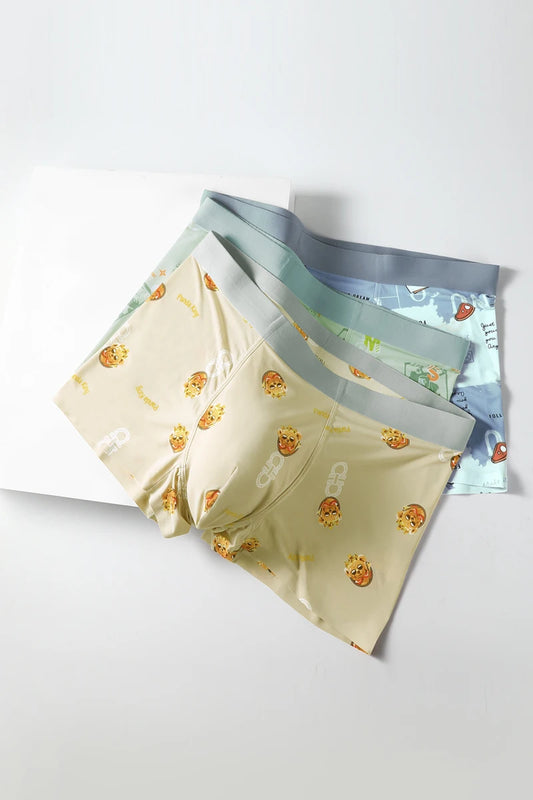 Trendy Panelled Boxers for Women 3 Pack