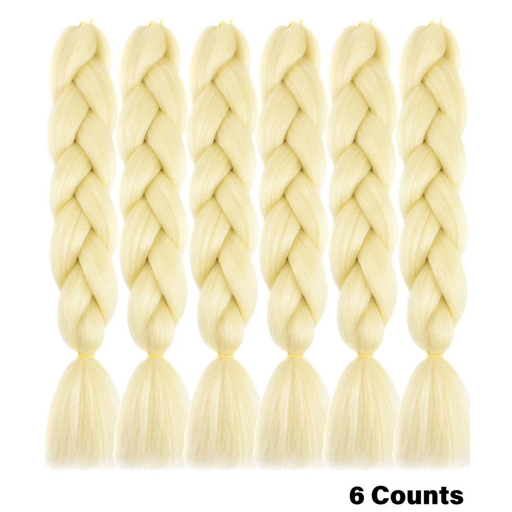 Ombre Crochet Braiding Hair Extensions