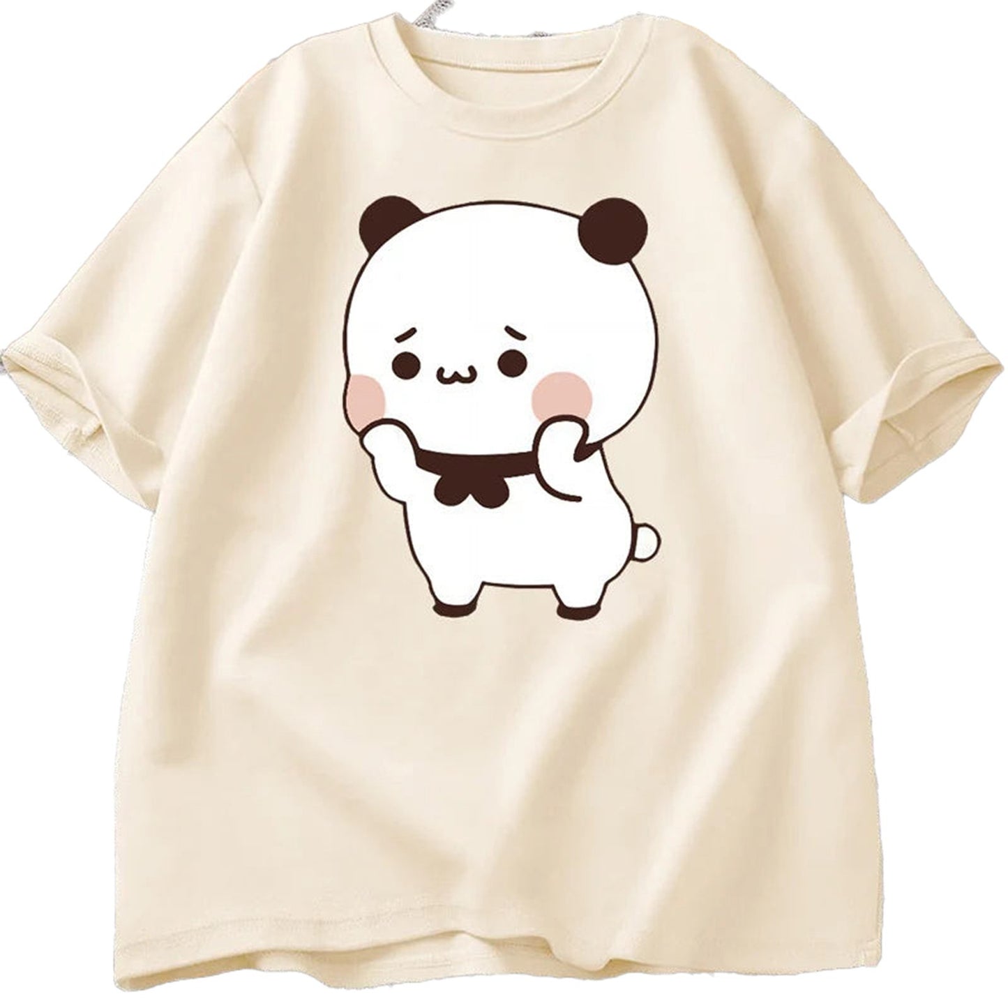 Funny DuDu Bear & Panda BuBu T-Shirt With Accessories