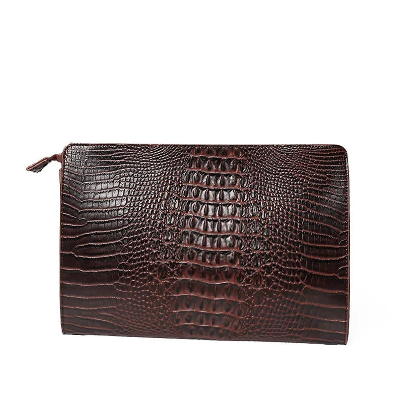 Luxury Crocodile Pattern Clutch Bag