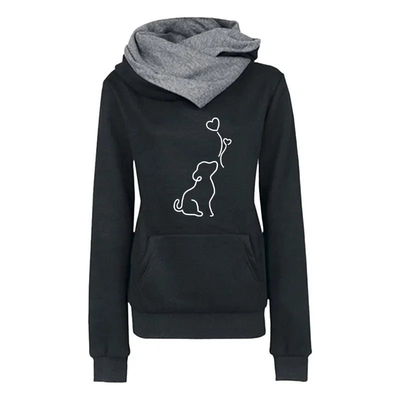 Womens Printed Hoodies With Cute Design