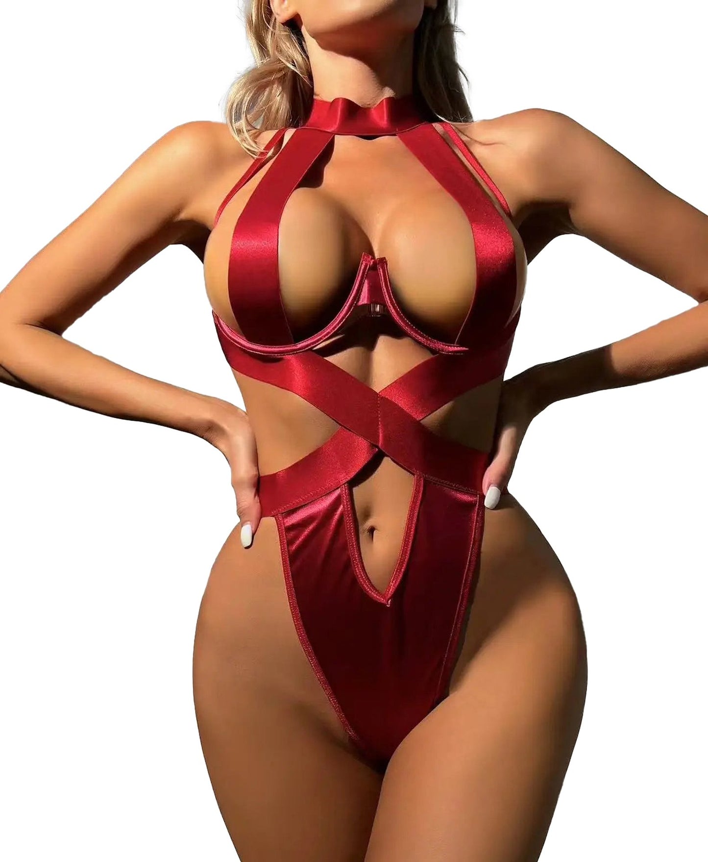 Sexy Bandage Lingerie Bodysuit For Women
