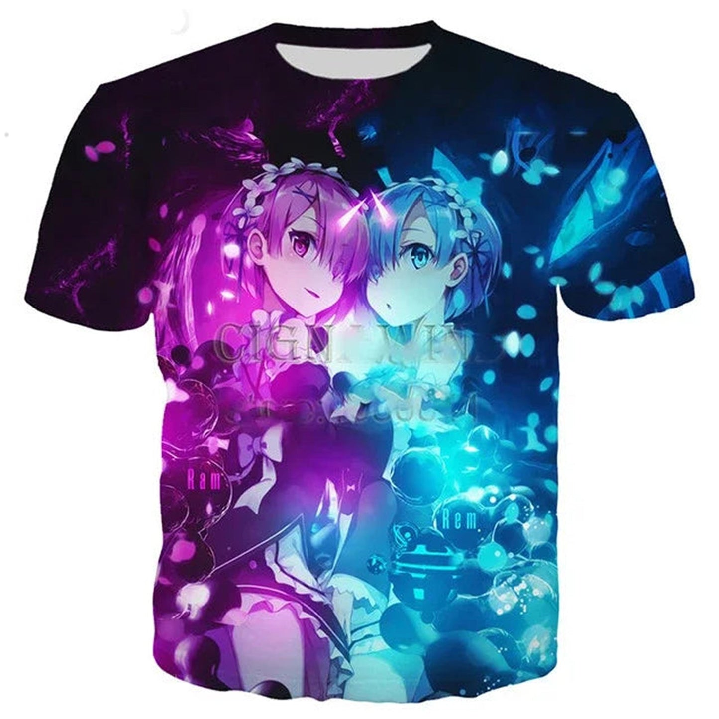 Anime Girl 3D Printed T-Shirt for Men & Women - Casual Harajuku