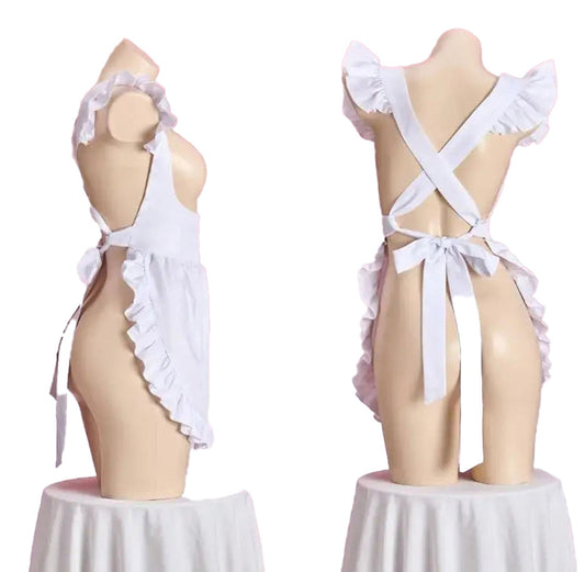 Ruffle Maid Apron Dress For Stylish Looks