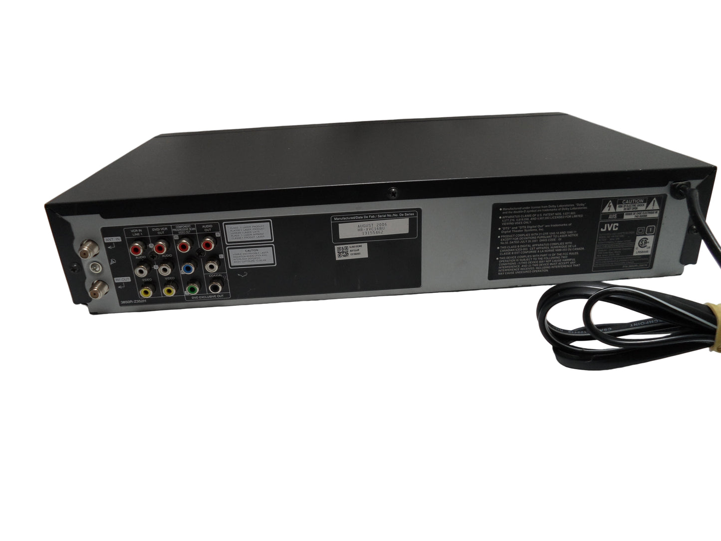 JVC HR-VXC16 DVD VCR Combo Player