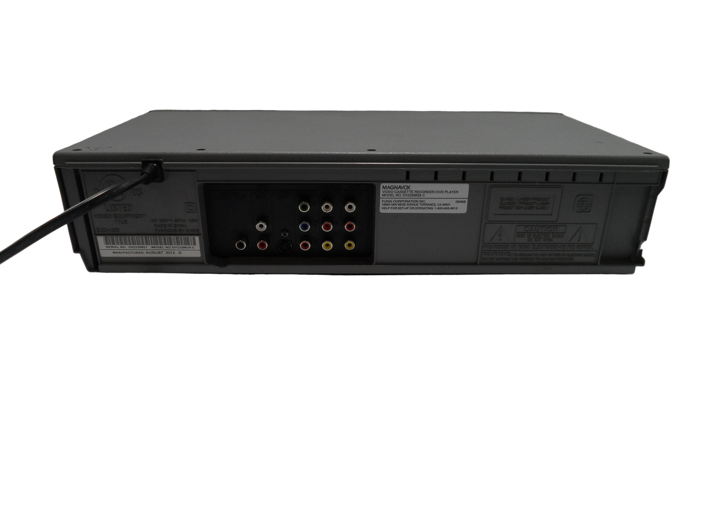 Magnavox DV225MG9 DVD VCR Combo Player