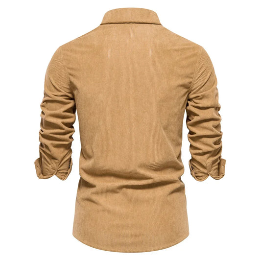 Mens Corduroy Dress Shirt Stylish & Trendy