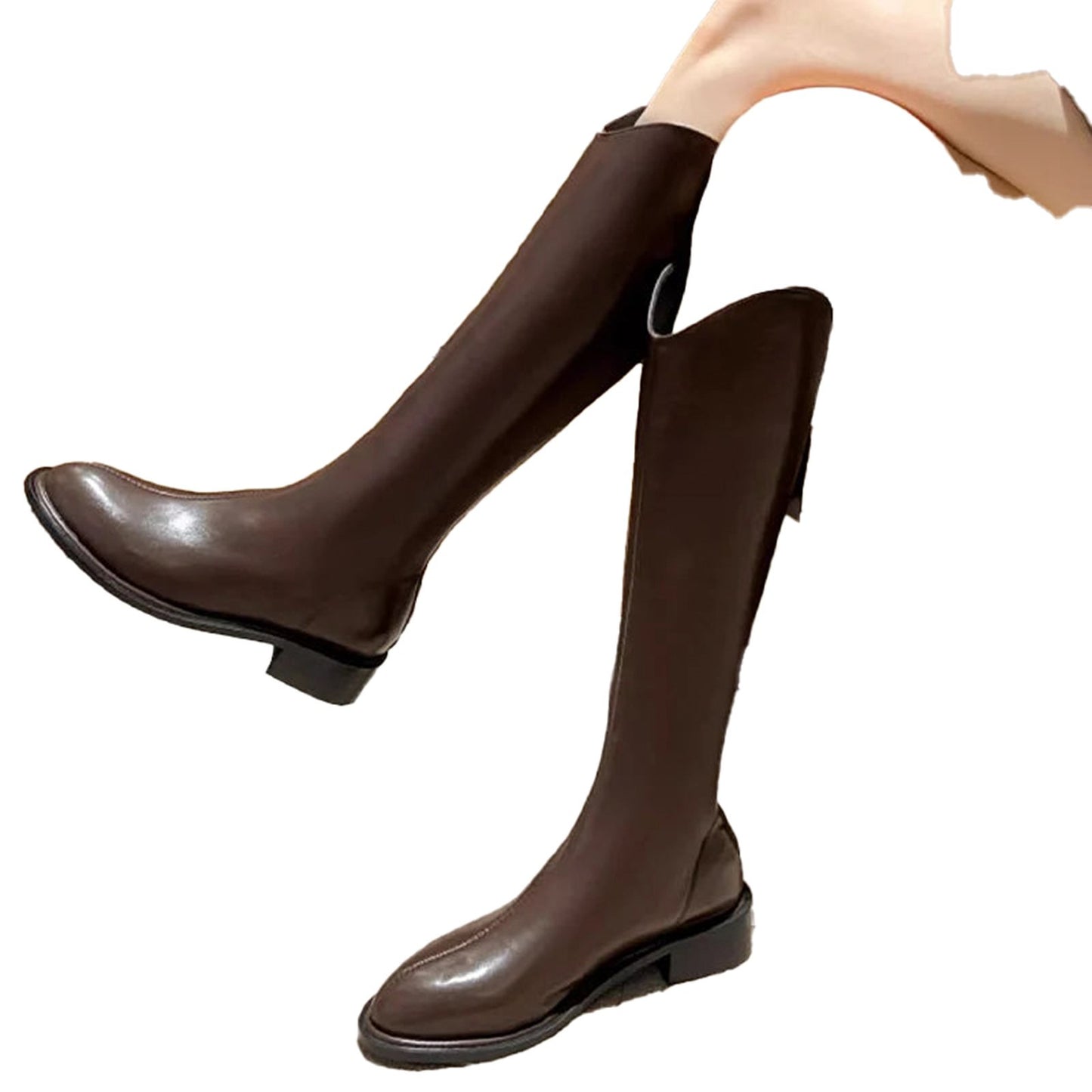 Knee High Heeled Boots For Women