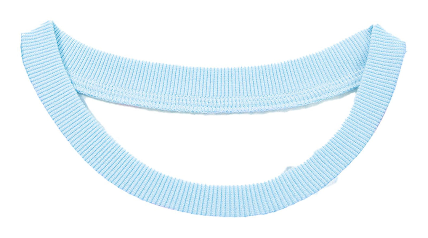 Sky Blue Stripe Lounge Set For Comfort