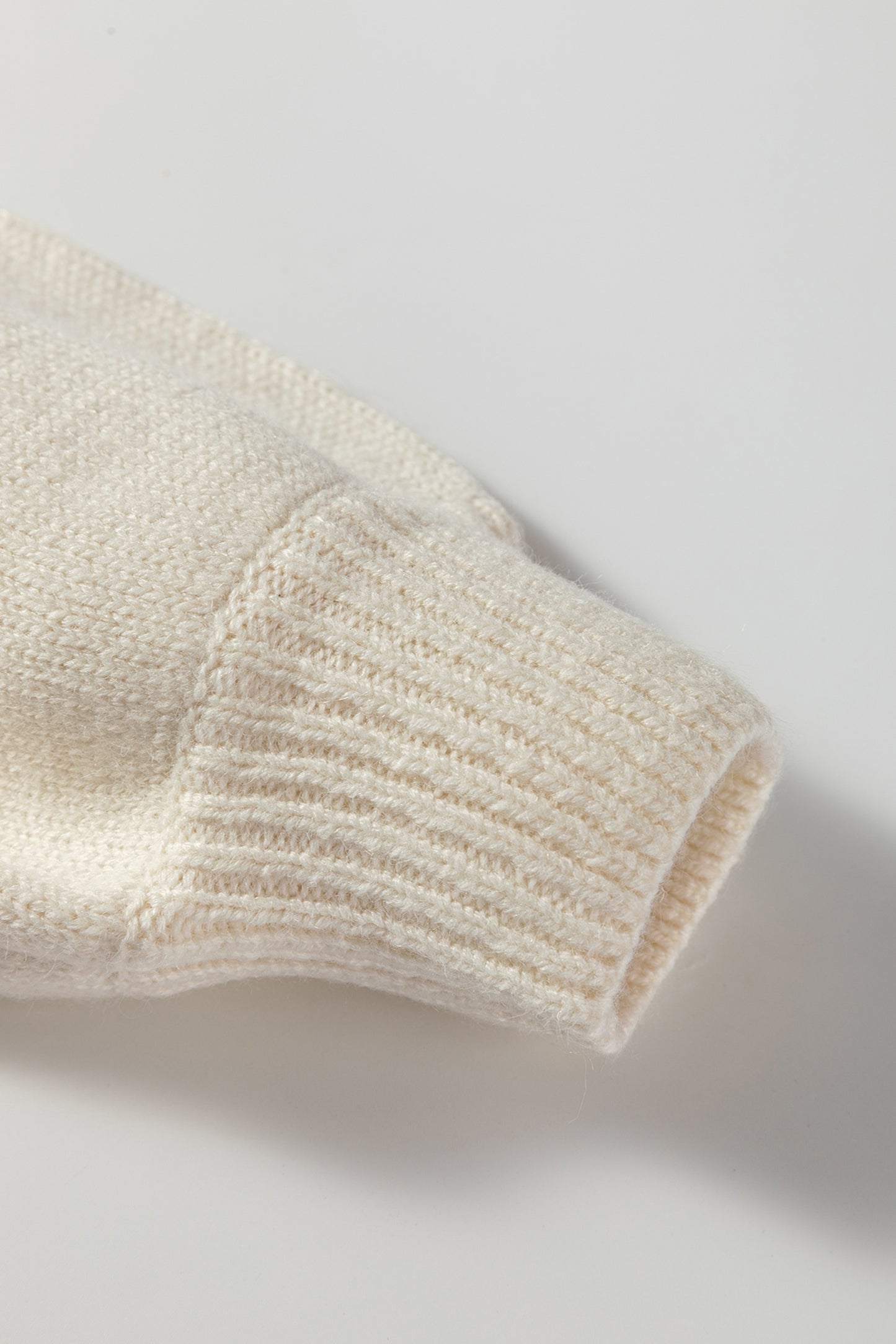 Beige Embroidered Floral Sweater