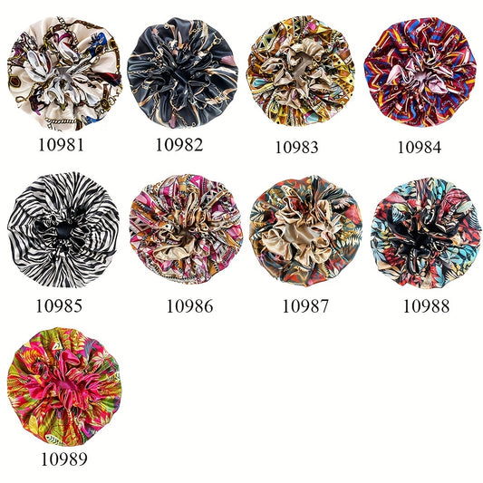 Double Layer Satin Bonnet For Women