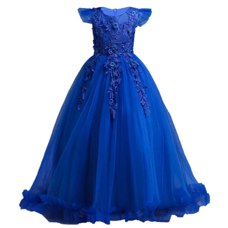 Girls Flower Lace Formal Dress Collection