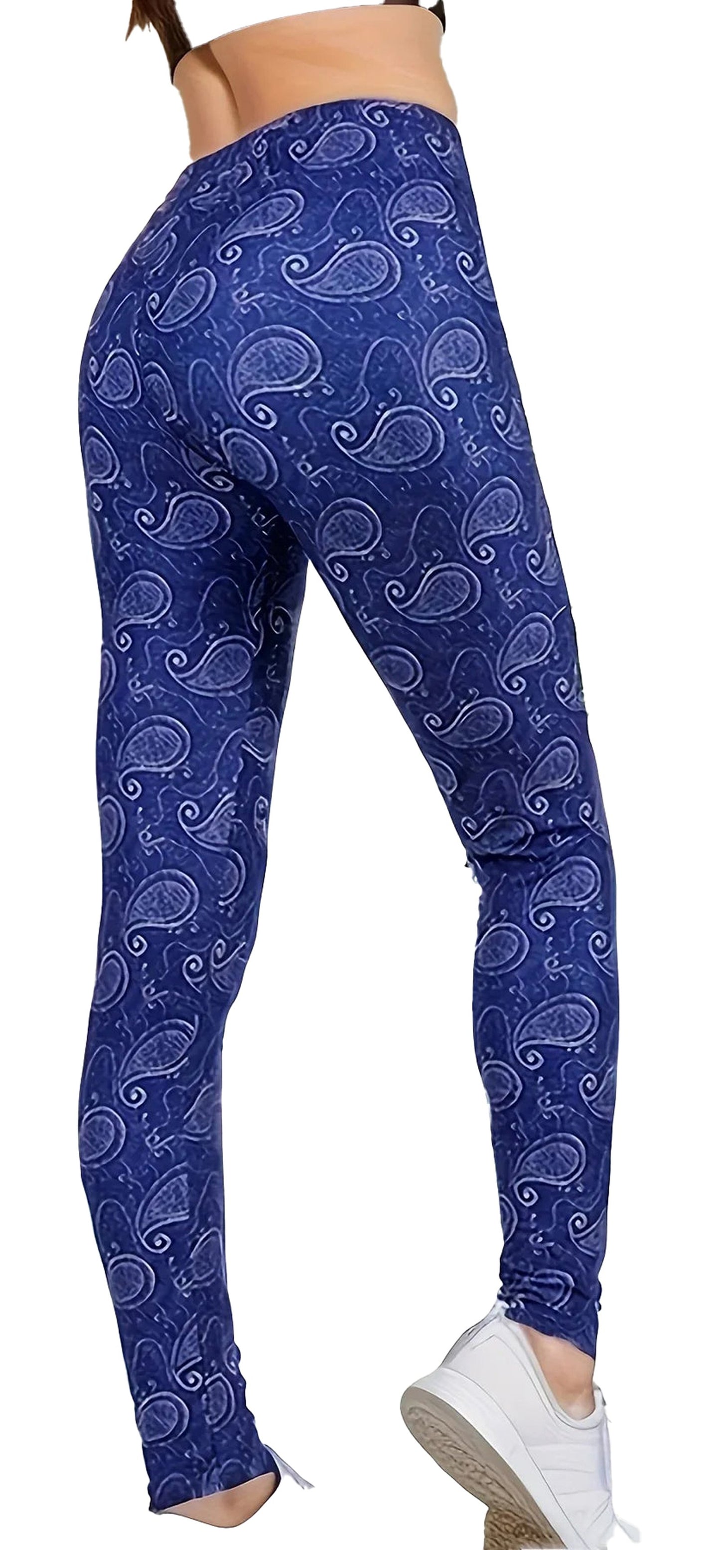 Graffiti Print Womens Leggings