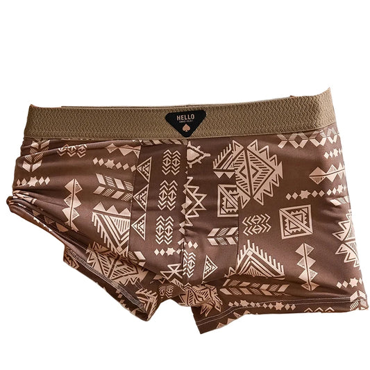 Mens Ice Silk Boxer Shorts Stylish Comfort