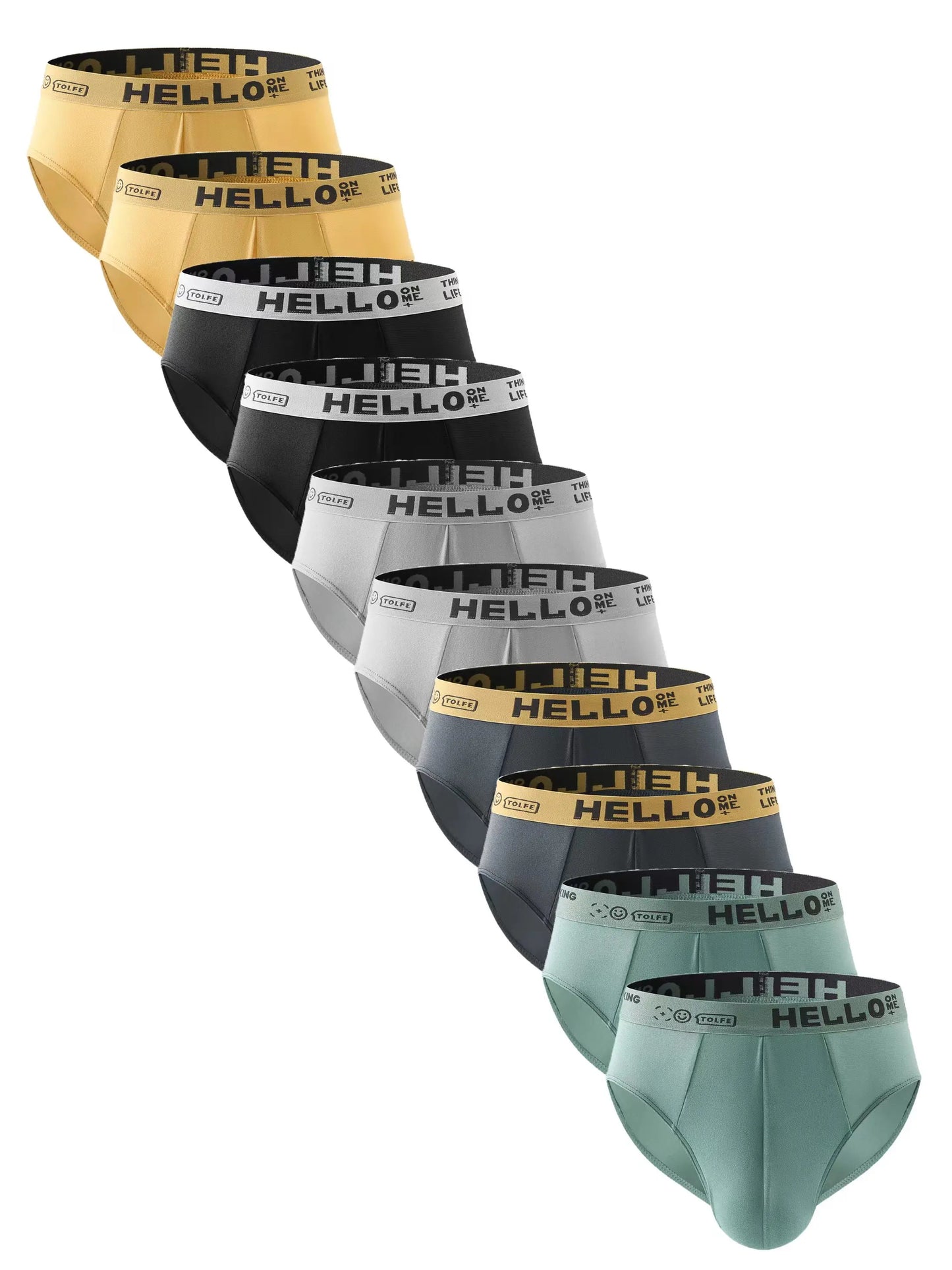 LuckeLadybug men's fashion boxer briefs multipack in assorted colors for comfortable everyday wear