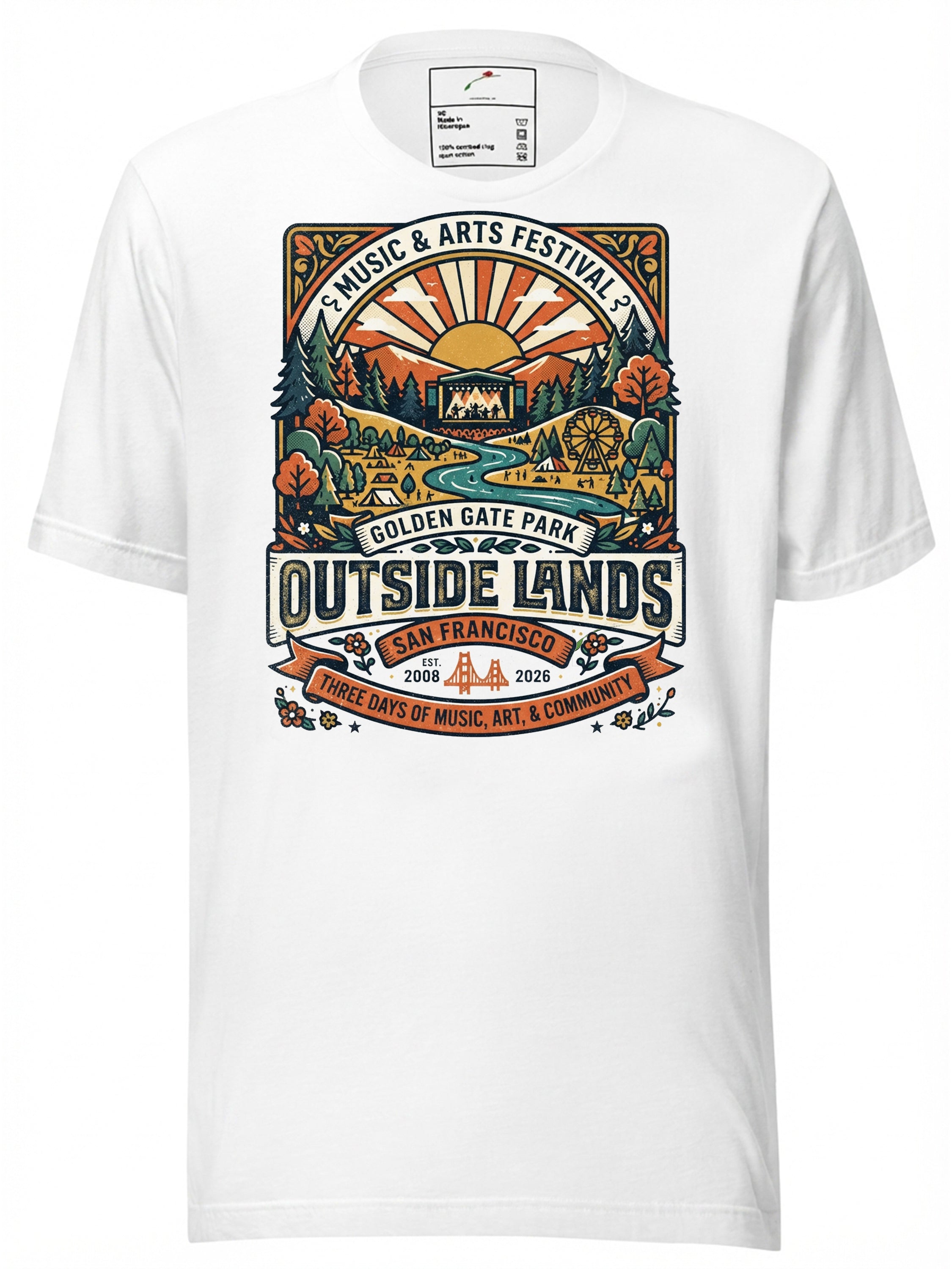 Official Outside Lands 2026 Festival Tee for Music Lovers
