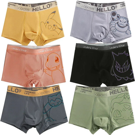 Pokemon Mens Boxer Briefs Fun & Stylish Designs