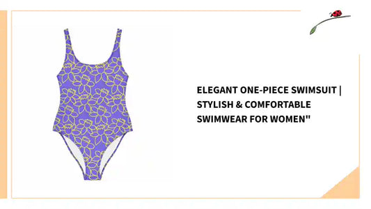 Elegant One-Piece Swimsuit | Stylish & Comfortable Swimwear for Women" by@Outfy