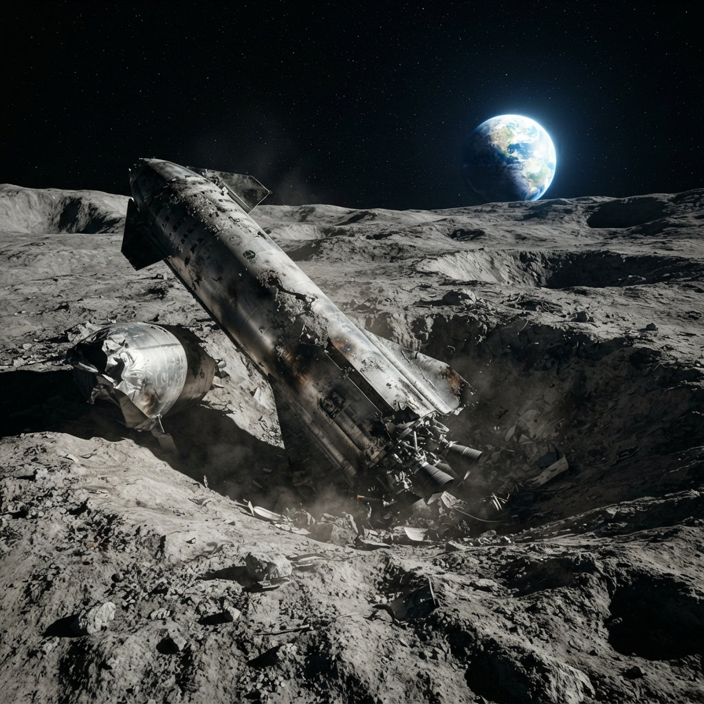 What the SpaceX Moon Crash Teaches Us About Space Debris and Scientific Discovery