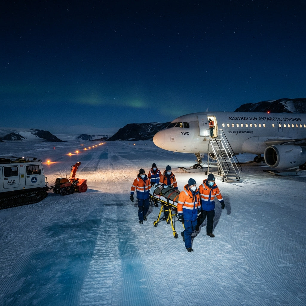 Into the Polar Darkness: How Australia Executes Extreme Antarctic Winter Flight Rescues