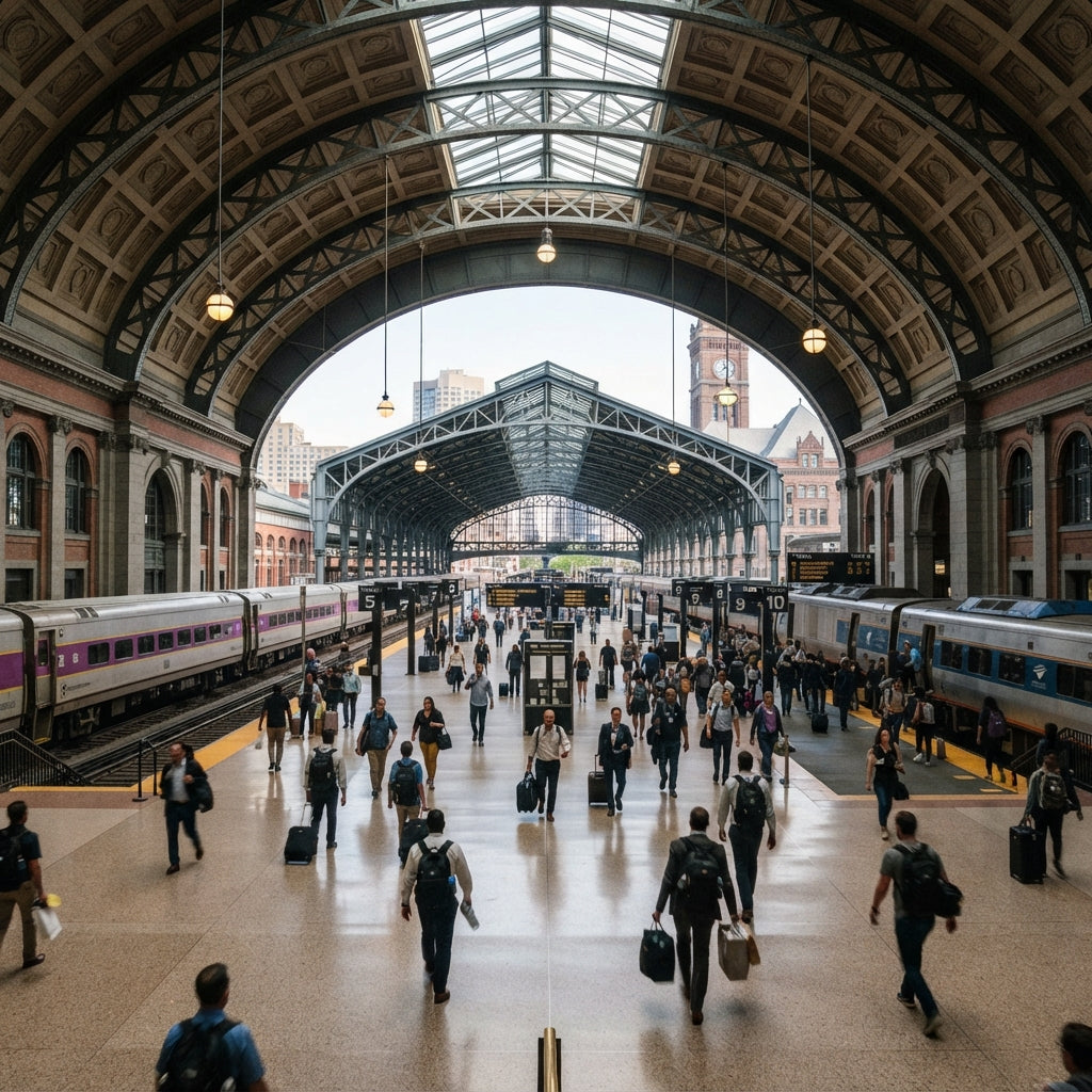 South Station Navigating Boston's Premier Transit Hub and Modern Skyline Transformation