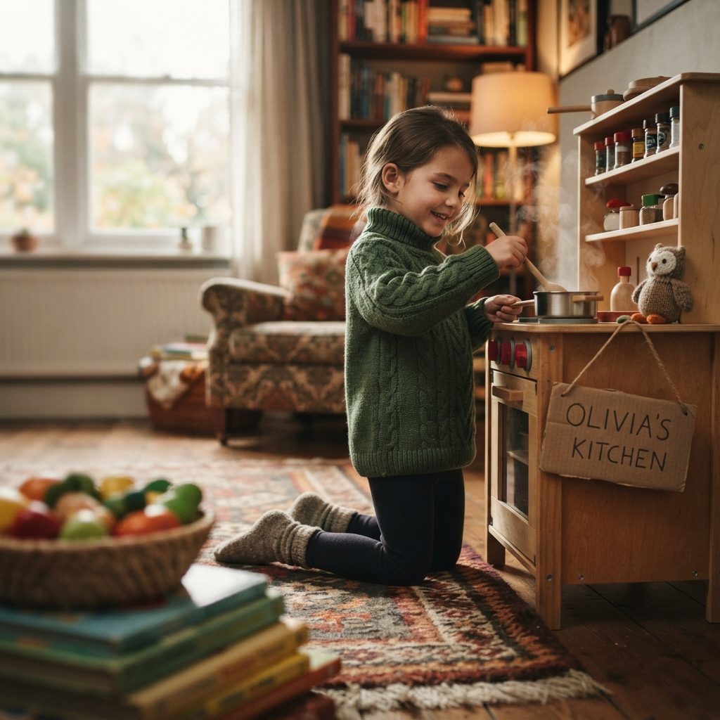 Turtleneck Season: Fostering Creative Indoor Play with Kitchen Toy Sets