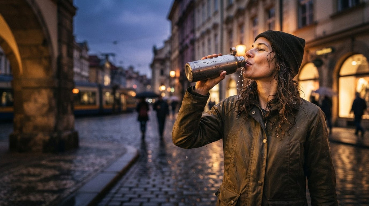 Reusable water bottle: ...