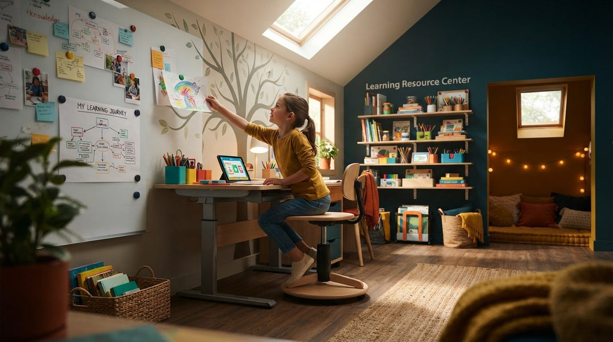 How to Apply Modern Classroom Design Principles to Your Child's Home Study Space