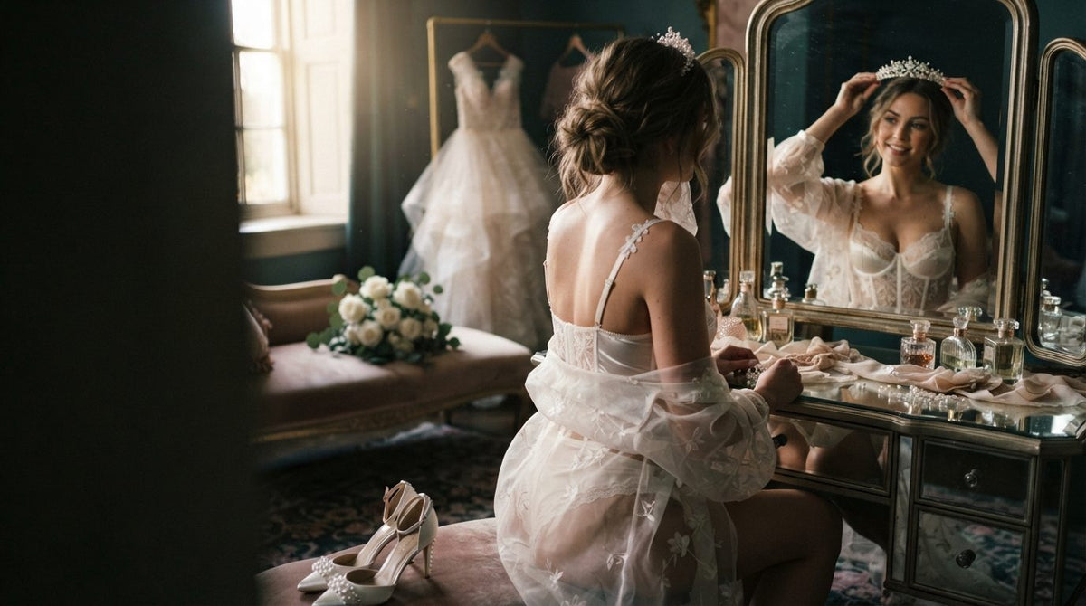 Womens Lingerie Styling: How to Coordinate a Bridal Tiara With an Elegant Look