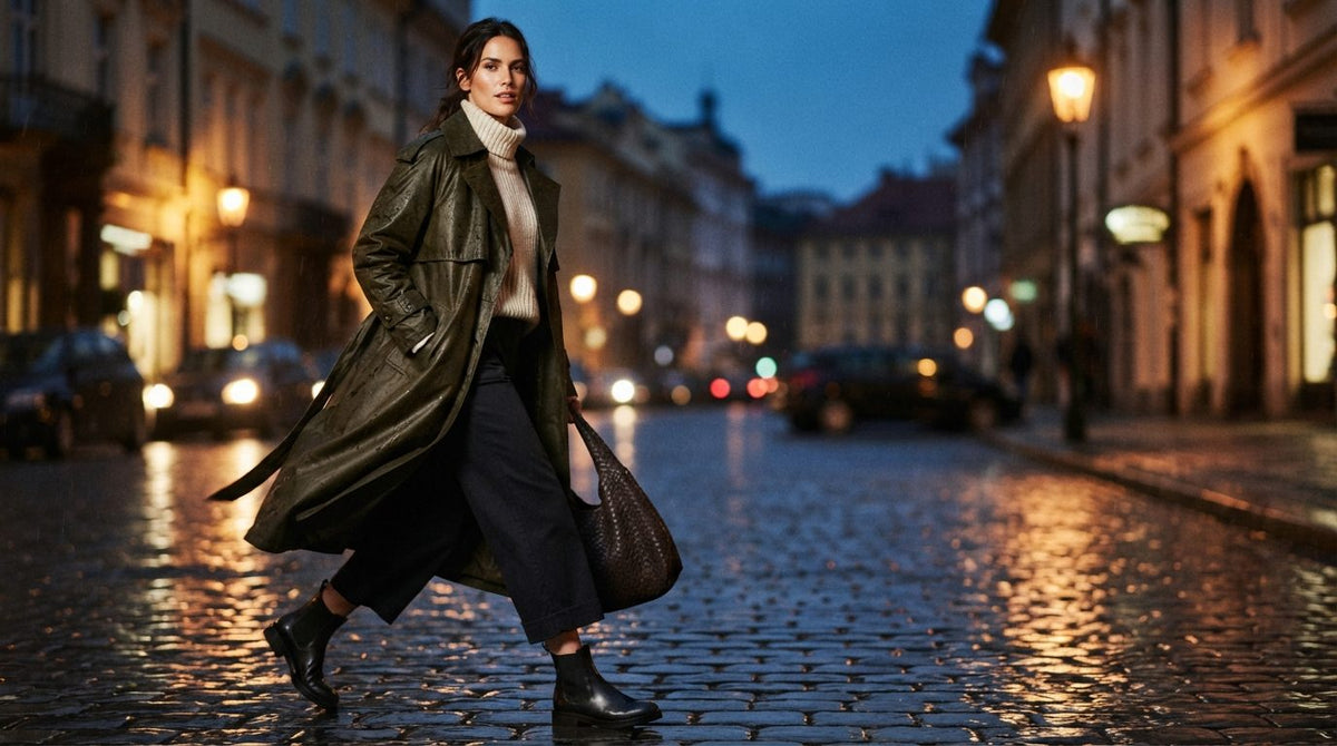 How to Style the Classic Trench Coat With Modern Texture