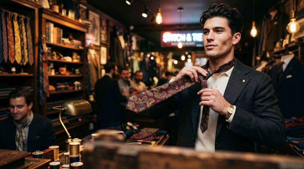 Tie: Spinning Retro Culture Into Modern Style: The Revival of Nostalgic Neckwear"