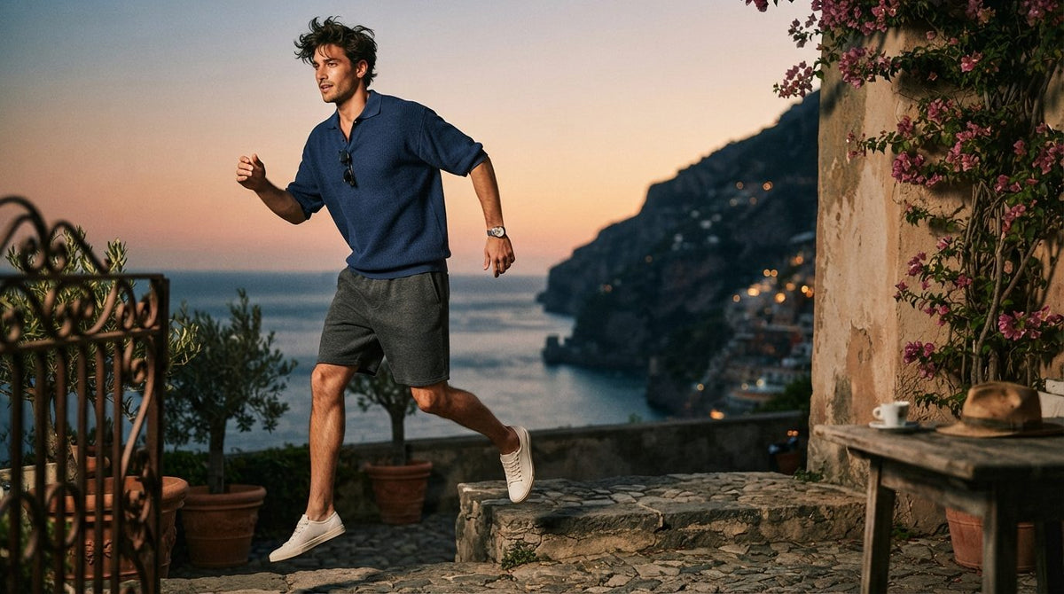 How to Style Men's Summer Casual Loose Fit Knit Shorts for Effortless Warm-Weather Comfort