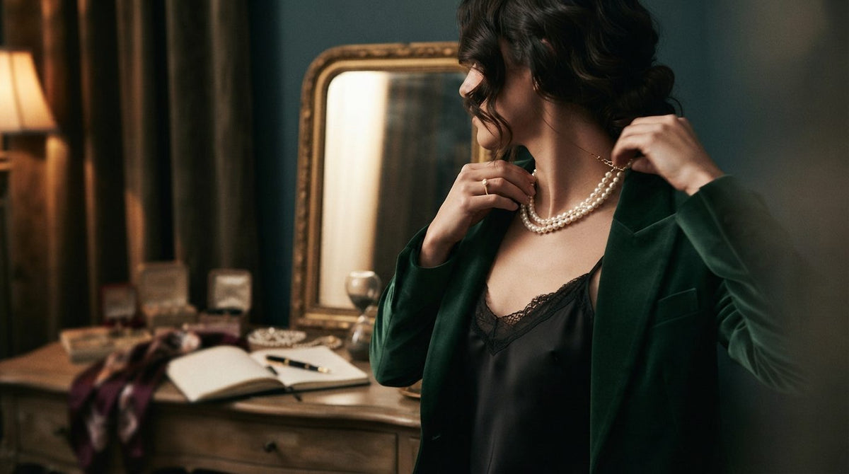 Womens Lingerie Styling Guide: How Pearl Jewelry Creates a Polished, Balanced Look